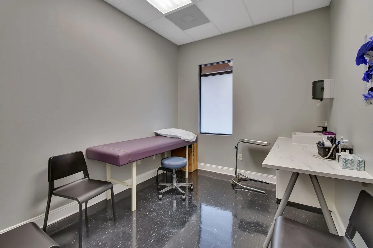 Private exam room